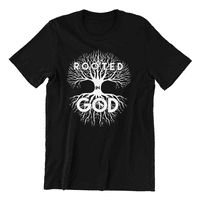 Muškarci su ukorijenili u Bogu meka majica za odrasle pamučne