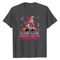 Trendvibe Rak za preživjele za žene za žene Pismo Ispišite nadahnuće mamine majice Fight Fince Shirts