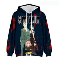 × Obiteljska dukserija, 3D anime crtić dukseri, modni cool pulover za djecu dječake