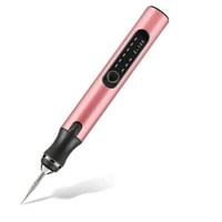 Električni gravirajući komplet za olovke sa bitovima, USB punjivim alatom za etch graviranje sa predlošcima, DIY bežični gravur