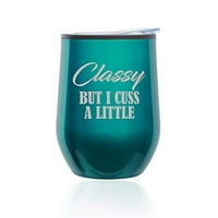 Nepredlebna vina Tumbler Coffer Travel Pull Glass sa poklopcem klasičnom, ali ja sam malo smiješan