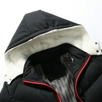 Leey-World Muške zimske kapute sa hoodskom muške taktičke jakne Zimske snježne skijaške jakne vodootporne rezistentne rezistenzije obložene zimske kapute više džepova crna, 5xl