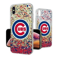 Chicago Cubs Glitter Confetti iPhone futrola