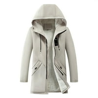 Zimski zimski kaputi za muškarce Modni klasični komforni komforani kaputi s dugim rukavima, prozračne