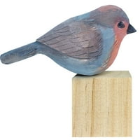 Figurice za ptice Ručno izrezbarene drvene statua za kućni dekor Accents Skulpture ukrasi za dekor stola