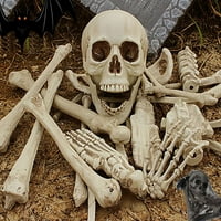 Fyeme vrećica kostura kostiju lubanje 1pc Najbolji ukras za halloween ukidaju i vrećicu lobanje i groblje