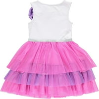 Jojo Siwa Girls 'tutu haljina s suknjem od tille - Nickelodeon X-mali, jednorog