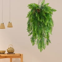 Lohuatrd simulacijske biljke lijepe netne plastične zelene vinove loze umjetno viseći list za ured