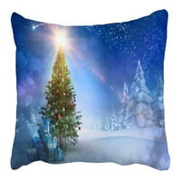 Božićne darove snježne pejzažne firme Drže krevet na jastuk za jastuk sa zatvaračem