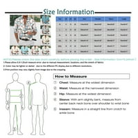 Dizajnerski proljetni ljetni muški casual 3D bundeve Halloween Tiskanje havajske košulje s dugim rukavima bijeli xxxxl