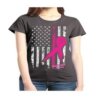Ženska majica kratki rukav - američka zastava u vrblici raka