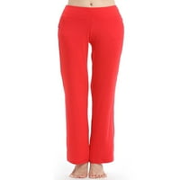 Avamo ženske padžama Lounge hlače Ispružite čvrste duge široke nogalne hlače elastična struka vlage-Wicking