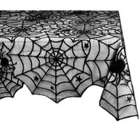 Tkanina za stol za Noć vještica Halloween Stol Cover Spider web stol zastava Quirky stol platna ukras