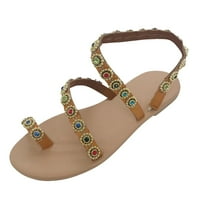 Clearance Verpretridure Ženske sandale Ljeto Ležerne prilike Romantični rimski stil Izvrsno obojeni