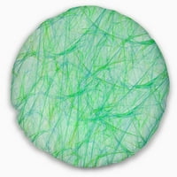 Art DesimanArt 'bistre zelene vene mramora' apstraktni jastuk bacaju. In. Mali