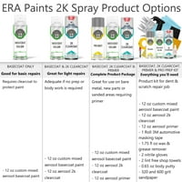 Za Kia tačan podudarnost aerosola sprej za sprej za dodir boja 2k Clearcoat Primer i Pro Prep komplet