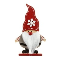 Christams ukrasi drveni božićni gnome goblin bezlični foll Fwarf starac obojena radna površina malog božićnog ukrasa za odmoru za odmor