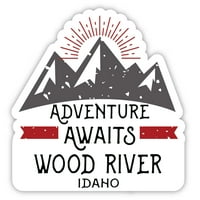 Wood River Idaho Suvenir Magnet Avantura čeka dizajn