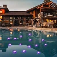 Kotiredi LED vodootporni plutajući lotos lagani cvjetni svjetiljki Dekor bazena
