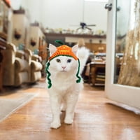 HEMOTON PET Cape Pet Costum Halloween Hat bundeva šešir za kućne ljubimce