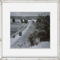 FOTO: duž u.s. Route 66, u blizini El Reno, Oklahoma, OK, Kanadska županija, 1930-1946
