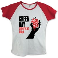 Zeleni dan dame majica Raglan: Američki idiot