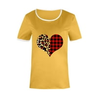 Rollbacks Valentinene majice za žene Parovi modna dukserica Žene Comfy Raglan bluza Crewneck Pulover