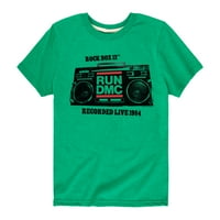 RUN DMC - Rockbo u live - grafička majica kratkih rukava za mališana i mlade