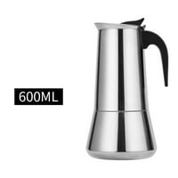 Leke 2-čaša od nehrđajućeg čelika Espresso puh štednjaka Top kafe Percolator Moka lonac