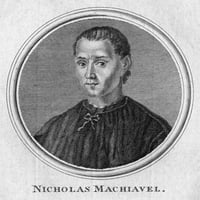 Niccolo machiavelli n. Italijanski državnik i politički filozof. Linija i graviranje slabine, engleski,