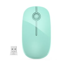 Bežični miš za laptop, 2,4 g prijenosnog tanka miša, pukotinski računalni miš sa Nano prijemnikom