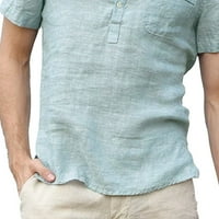 Muška ljetna košulja, kratki rukav Top Dugme Dizajn DUGE COLLOR FORUT FORET za odmor na plaži