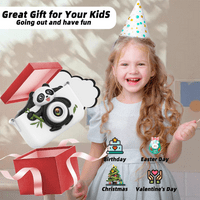 Noetoy Dečija kamera za devojke Boys Toddlers Dečji dob 3-digitalni selfie sa 64 GB SD karticom za sin