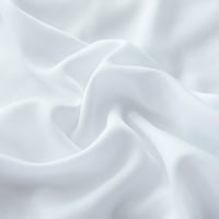 Bijeli prekrivač pokrivač visokog kvaliteta Bijeli posteljina Poklopac za pokrov iz snova za hvatanje snova otiska, pun