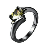 Prsten za žene vole ljubav srca u obliku srca šareni cirkon nakit ženski prsten