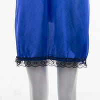 MUBINEO ženski seksi donje rublje, patchwork čipka prednji grudi luk dubok V-izrez Pajama haljina, ugodan