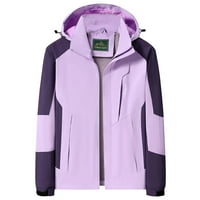 LHKED hoodie za žene zimska pad Clearnce čvrsta kišna jakna na otvorenom kapuljač kapuljača