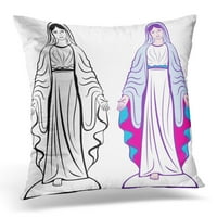 Marija Sveta Virgin BogMather Case za jastuk sa jastukom sa jastukom