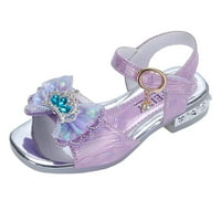 Dječja djevojaka Sandal Dječja cipela Modna debela potplata sa dijamantskim leptirnim sandalima Ljeto Otvoreno Plesne cipele za pletene prste