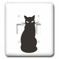 Slatke crne mačke - životinje dvostruko prebacivanje preklopnika LSP-164606-2