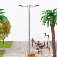 Monsiee Model željeznički mjerač 1: Svjetiljke 4-LED ulice Street Light Yard Micro Pejzaž