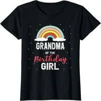 Baka rođendana djevojka baka predaka Rainbow rođendan majica
