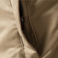 GLONME MENS jakne Solid Bomber jakna puna zip Cardigan Muška ležerna Comfy s dugim rukavima 3xl