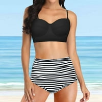 Olyvenn smanjuje ženski ženski kupaći kostim havajska tropska print plaža ljetna modna ugodna odjeća