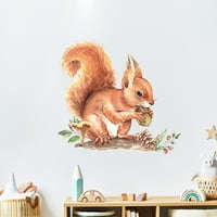 Little vjeverice Pinecone igraonica dnevni boravak Torch kućni zidni ukras zidne naljepnice