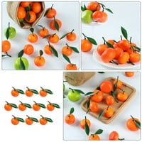 Životne narandže ukrašene False False Floits rekvizite umjetne naranče Umješteno voće