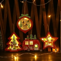 Xinhuadsh LED božićna zvijezda Bell Božićno oblikovanje stabla Božićno ukrašavanje božićnog drvenog