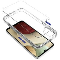 Slučaj XPM za Samsung Galaxy a Crystal Clear Cread otporan na hibridni PC + TPU Šareni gumbi Zaštita
