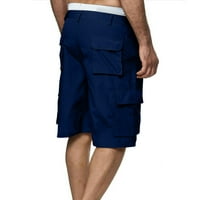 Prodaja čišćenja muški kratki muški kamuflažni radovi Srednja struka Multi-džepni džep Pet-komadni hlače
