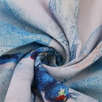 Žene Ležerne prilike sa labavim cvjetnim tiskanim džepovima s dugim rukavima Midi haljina dugmad za
